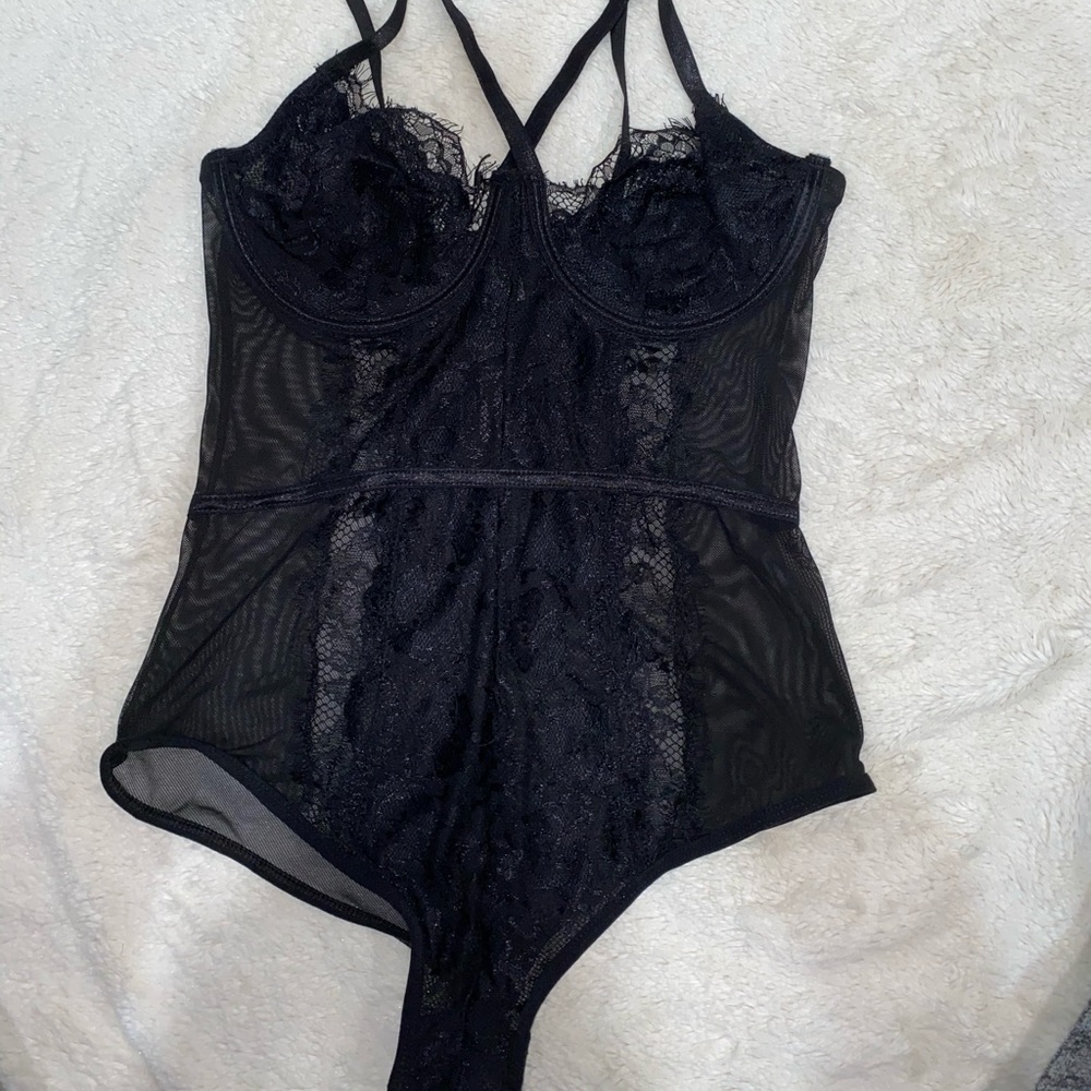 fashion nova lace teddy NWT